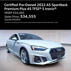 A5 Sportback Premium Plus 45 TFSI® S tronic®